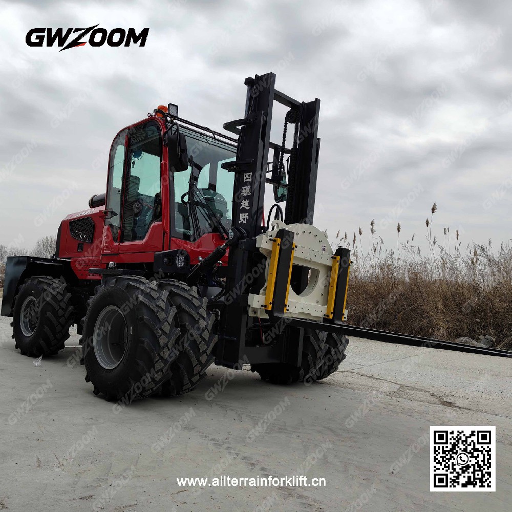 Rough Terrain Forklift with Rotator