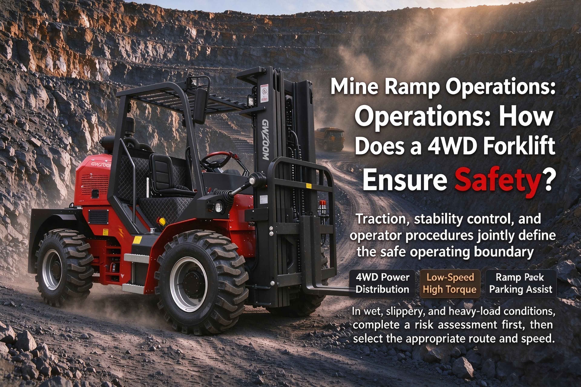 4wd-forklift-mine-ramp-operation 4wd-forklift-mine-ramp-operation